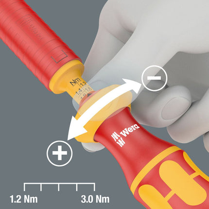 WERA Jeu de tournevis dynamométriques  15 pièces 1,2-3 Nm ( 4000828616 )