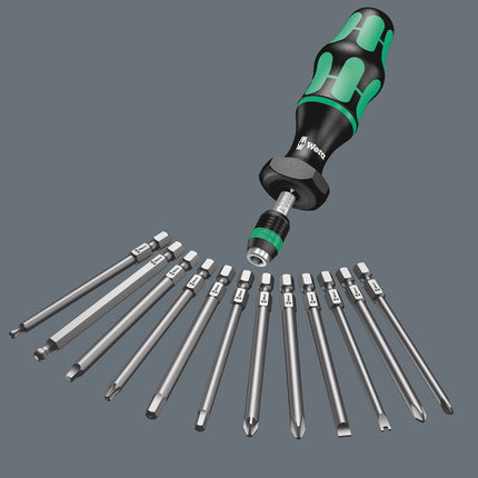 WERA Jeu de tournevis dynamométriques KK 60 Torque 17 pièces 1,2-3 Nm ( 4000828120 )