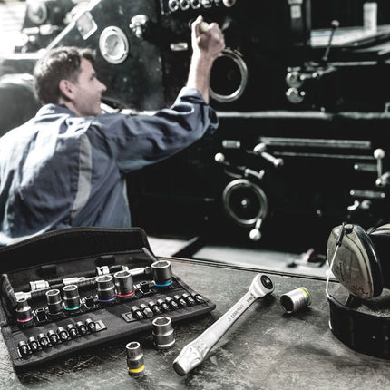 WERA Jeu de clés à douille Zyklop Metal 8100 SB 7 29 pièces 3/8 po. ( 4000821654 )