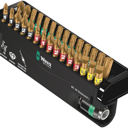 WERA Assortiment d'embouts Bit-Check Diamond 1 30 pièces ( 4000829904 )