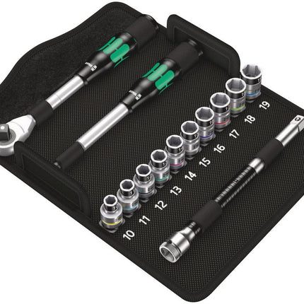 WERA Jeu de clés à douille 8006 SC 1 14 pièces 1/2 po. ( 4000821145 )