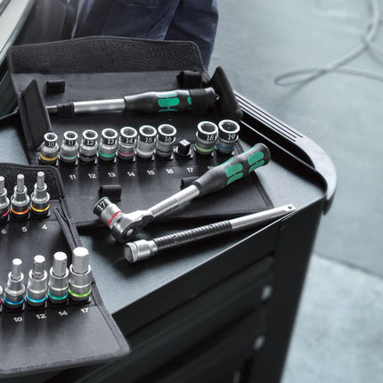 WERA Cliquet réversible à levier 8006 Zyklop Hybrid Set 1/2 po. 72 dents ( 4000821144 )