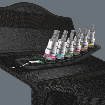 WERA Jeu de clés à douille Belt C 3 TORX® HF Zyklop 6 pièces ( 4000821204 )