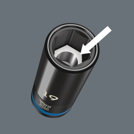 WERA Jeu de clés à douille Wheel Impaktor C Jeu 1 3 pièces 1/2 po. ( 8000653834 )