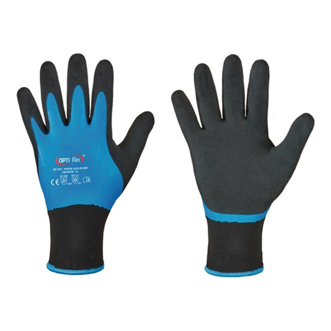 OPTIFLEX Gants hiver Aqua Guard taille 10 noir/bleu ( 8000140394 )