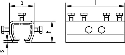 Manchon de raccordement HELM -03 1303 Profil 300 ( 3000255812 )