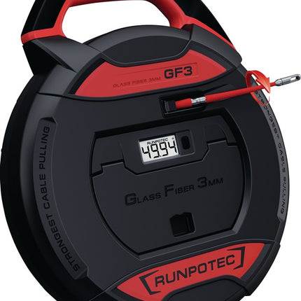Dispositif de tirage de câble RUNPOTEC GF3 longueur de ruban 20 m rayon de courbure 38 mm (4000818684)