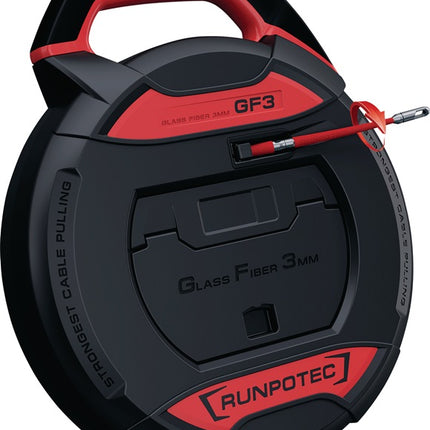RUNPOTEC Appareil de tirage de câbles GF3 Longueur de bande 50 m Rayon de courbure 38 mm ( 4000818669 )