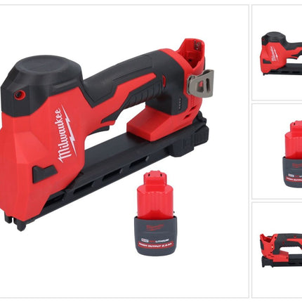 Milwaukee M12 BCST-251 Batterie agrafeuse 12 V 19 x 25,4 mm + 1x batterie 2,5 Ah - sans chargeur