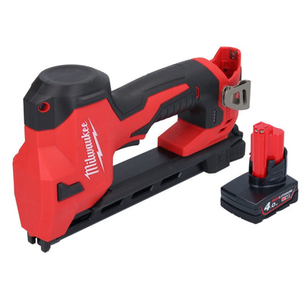 Milwaukee M12 BCST-401 Agrafeuse sans fil 12 V 19 x 25,4 mm + 1x batterie 4,0 Ah - sans chargeur