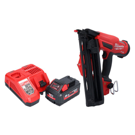Milwaukee M18 FN16GA-551 cloueur sans fil 18 V 32 - 64 mm Brushless + 1x batterie 5,5 Ah + kit chargeur