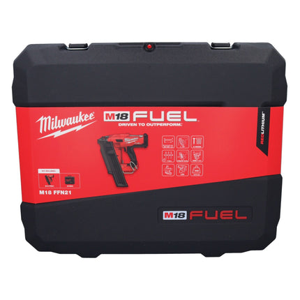 Milwaukee M18 FFN21-502C cloueur sans fil 18 V 50 - 90 mm Brushless + 2x batterie 5,0 Ah + chargeur + valise