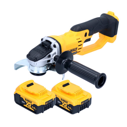 DeWalt DCG 412 N Meuleuse d'angle sans fil 18 V 125 mm + 2x batterie 5,0 Ah - sans chargeur