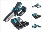 Makita DUC 150 RT201 Tronçonneuse à chaîne sans fil 18 V 15 cm Brushless + 2x batterie 5,0 Ah + chargeur