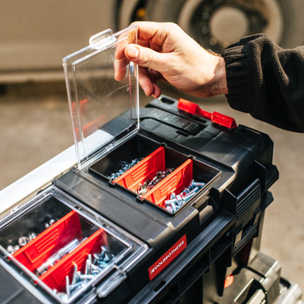 Toolbrothers RHINO Slim Mallette à outils ECO Comfort+ Compact Edition 14 l IP54 avec séparateurs amovibles