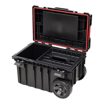 Toolbrothers RHINO XXL Trolley ECO Handling+ 44 l IP66 Caisse à outils avec roues sur axe métallique et double poignée télescopique