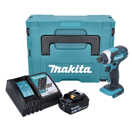 Makita DTD 152 RT1J Akku Schlagschrauber 18V 165Nm + 1x Akku 5,0Ah + Schnellladegerät im Makpac 2 - Toolbrothers